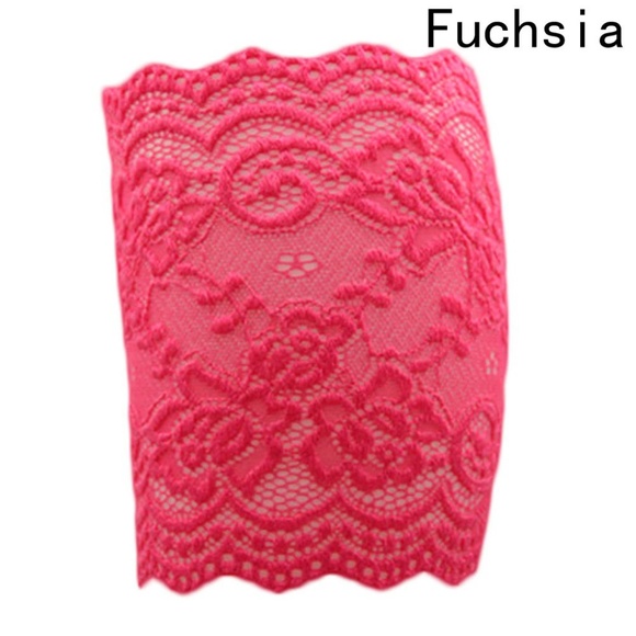 womens or girls lace boot cuff topper trim - Picture 3 of 4